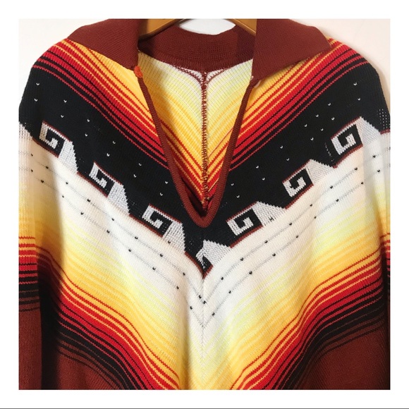 Vintage Southwest Poncho🌵🌤 - Picture 3 of 4
